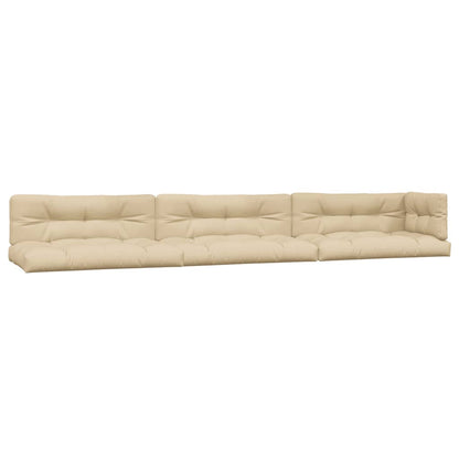 vidaXL Ensemble de canapé de jardin 5 pièces en palettes avec coussins bois d'acacia