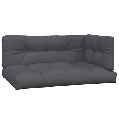 vidaXL Garten-Ecksofas aus Paletten 2 Stk mit Kissen Massivholz Akazie