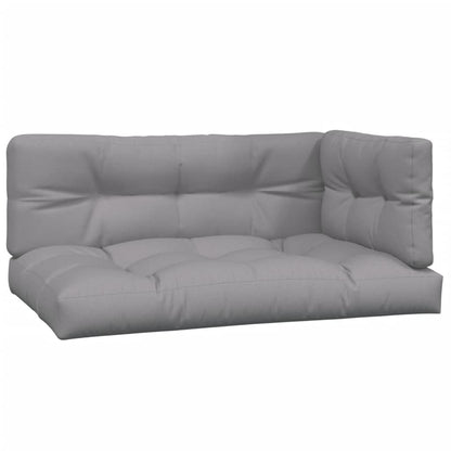 vidaXL Garten-Ecksofas aus Paletten 2 Stk mit Kissen Massivholz Akazie