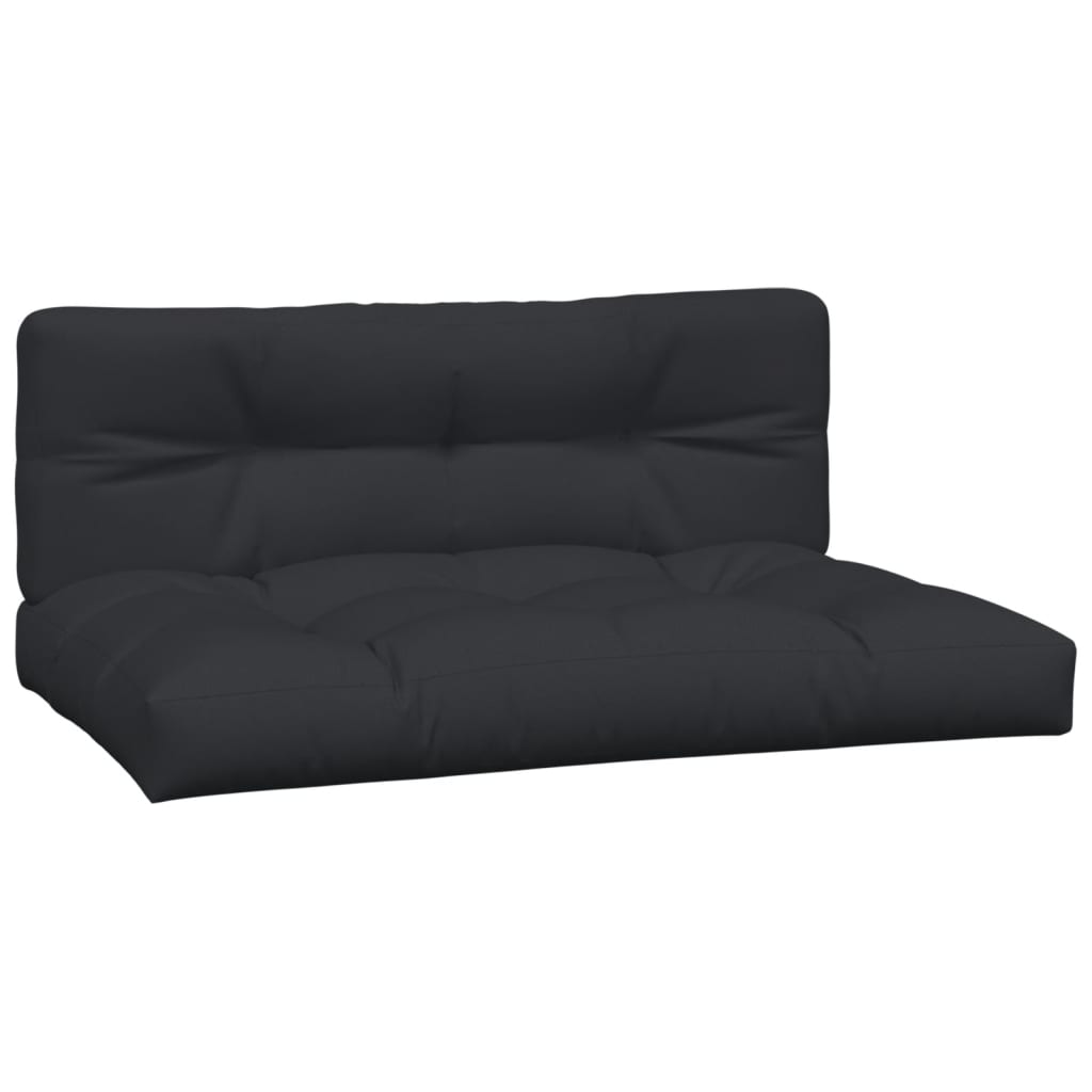 vidaXL Garten-Mittelsofas aus Paletten 2 Stk. mit Kissen Akazienholz
