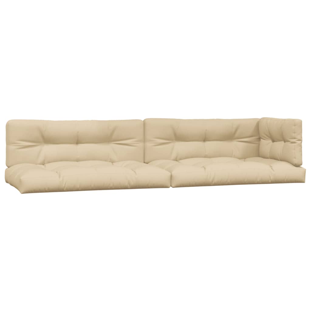 vidaXL Ensemble de canapé de jardin 5 pièces en palettes avec coussins bois d'acacia
