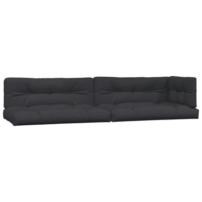 vidaXL Ensemble de canapé de jardin 5 pièces en palettes avec coussins bois d'acacia