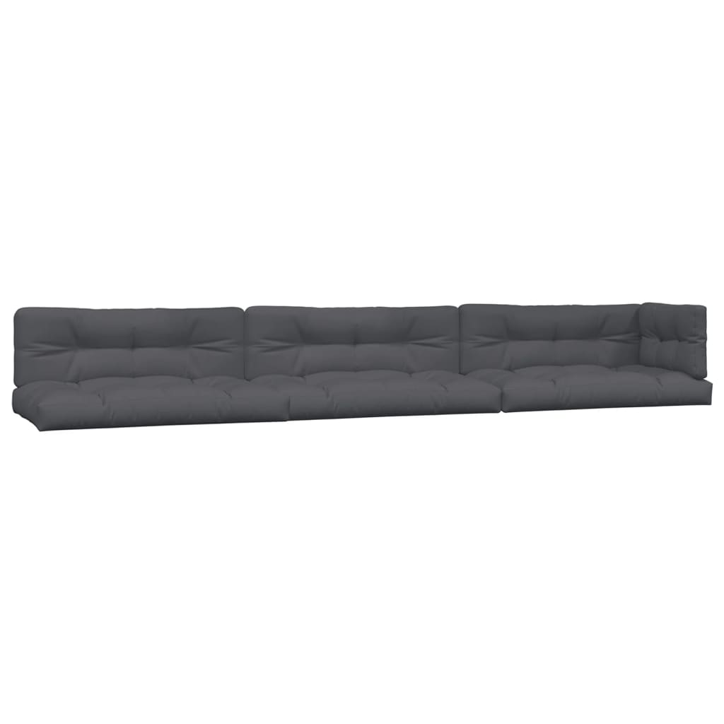 vidaXL 6-tlg. Garten-Sofagarnitur aus Paletten mit Kissen Akazienholz