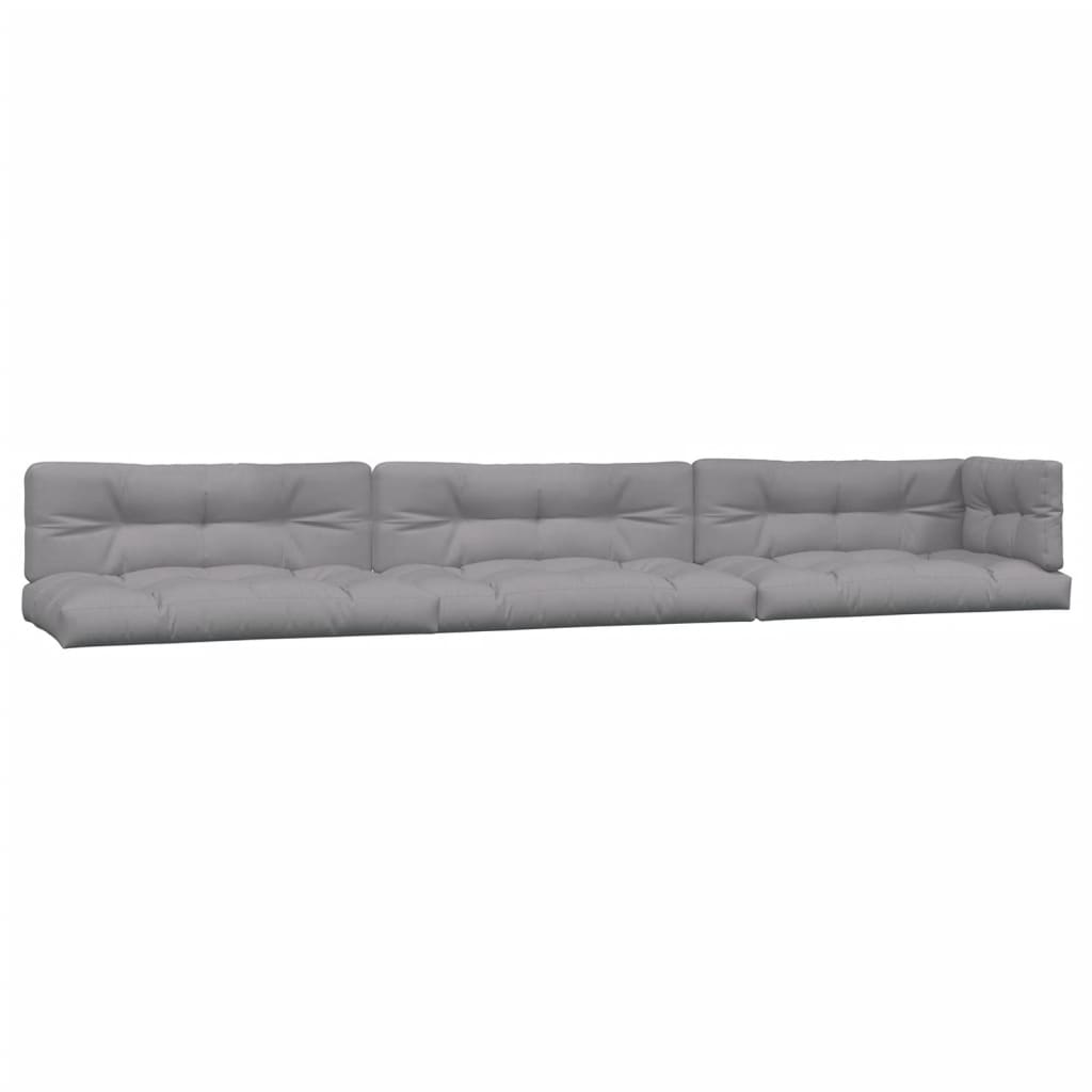vidaXL 6-tlg. Garten-Sofagarnitur aus Paletten mit Kissen Akazienholz