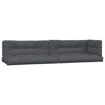 vidaXL Ensemble de canapé de jardin 5 pièces en palettes avec coussins bois d'acacia
