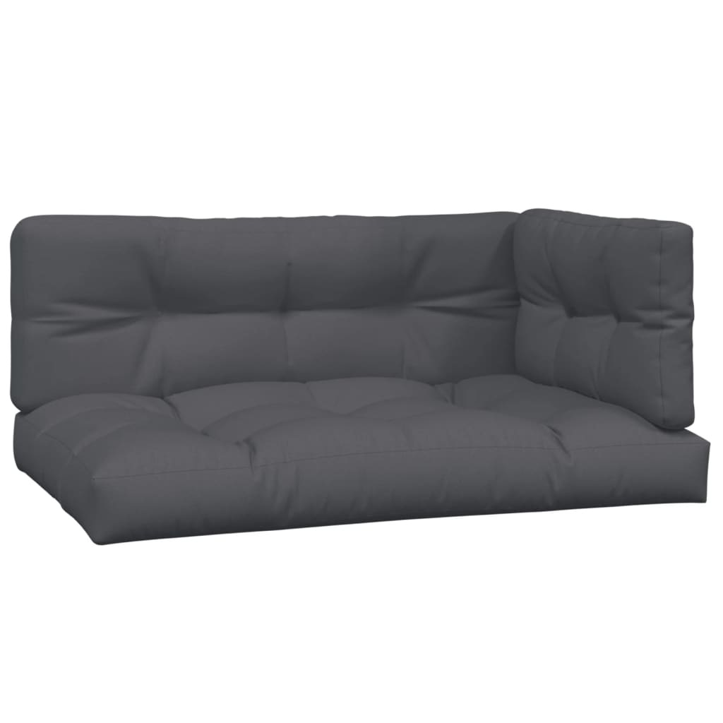 vidaXL Ensemble de canapé de jardin 5 pièces en palettes avec coussins bois d'acacia