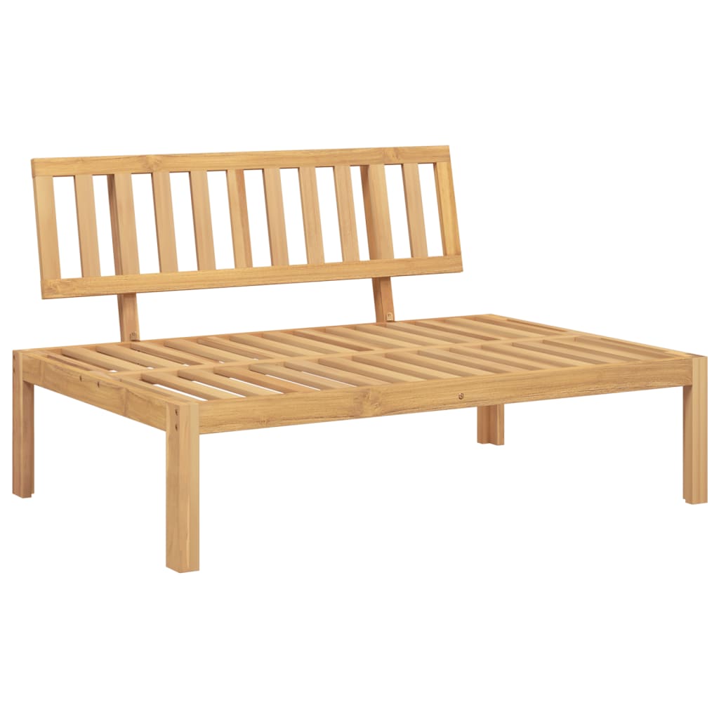 vidaXL Ensemble de canapé de jardin 5 pièces en palettes avec coussins bois d'acacia