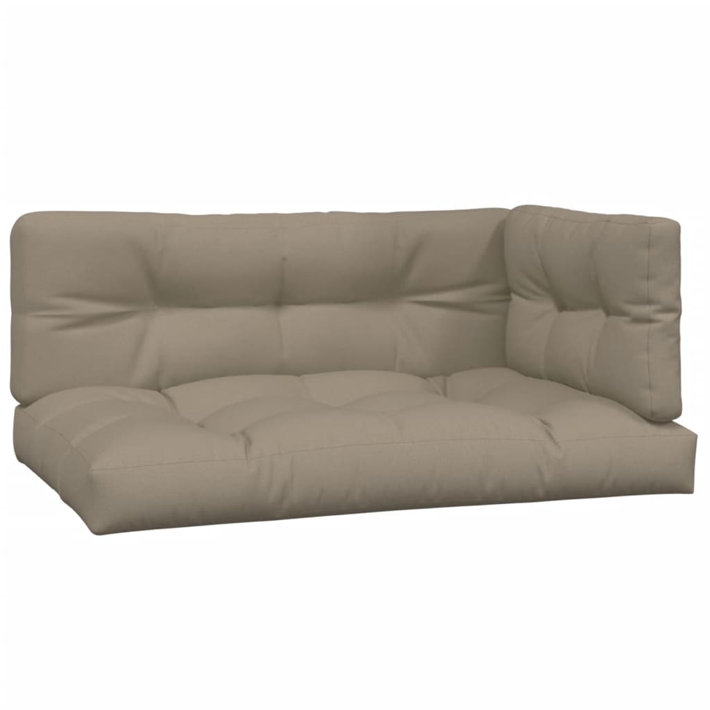 vidaXL Ensemble de canapé de jardin 5 pièces en palettes avec coussins bois d'acacia