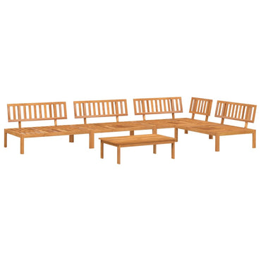 vidaXL Ensemble de canapé de jardin 5 pièces en bois de palette d'acacia massif