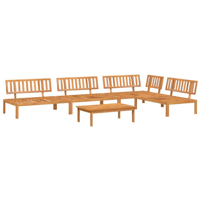 vidaXL Ensemble de canapé de jardin 5 pièces en bois de palette d'acacia massif