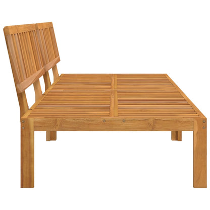 vidaXL Canapés centraux de jardin en palettes 2 pcs Bois d'acacia massif