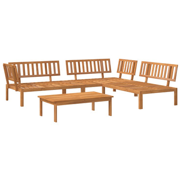 vidaXL Ensemble de canapés de jardin 4 pièces en palettes bois d'acacia massif