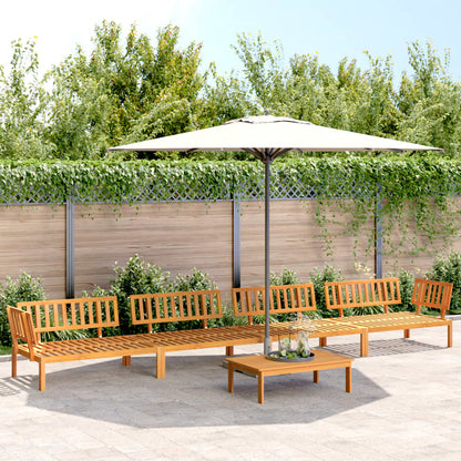vidaXL Ensemble de canapé de jardin 5 pièces en bois de palette d'acacia massif
