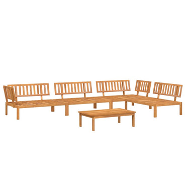 vidaXL Ensemble de canapé de jardin 5 pièces en bois de palette d'acacia massif