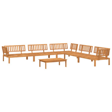 vidaXL Salon de jardin 6 pièces en palettes en bois d'acacia massif