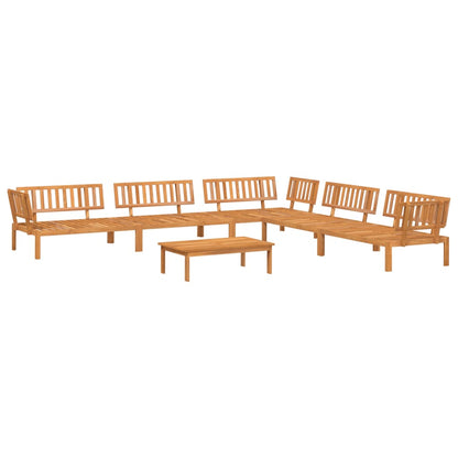 vidaXL Salon de jardin 6 pièces en palettes en bois d'acacia massif
