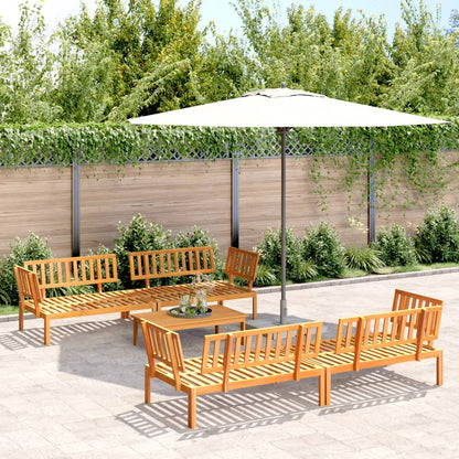 vidaXL Ensemble de canapé de jardin 5 pièces en bois de palette d'acacia massif