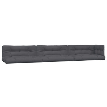 vidaXL Ensemble de canapé de jardin 5 pièces en palettes avec coussins bois d'acacia