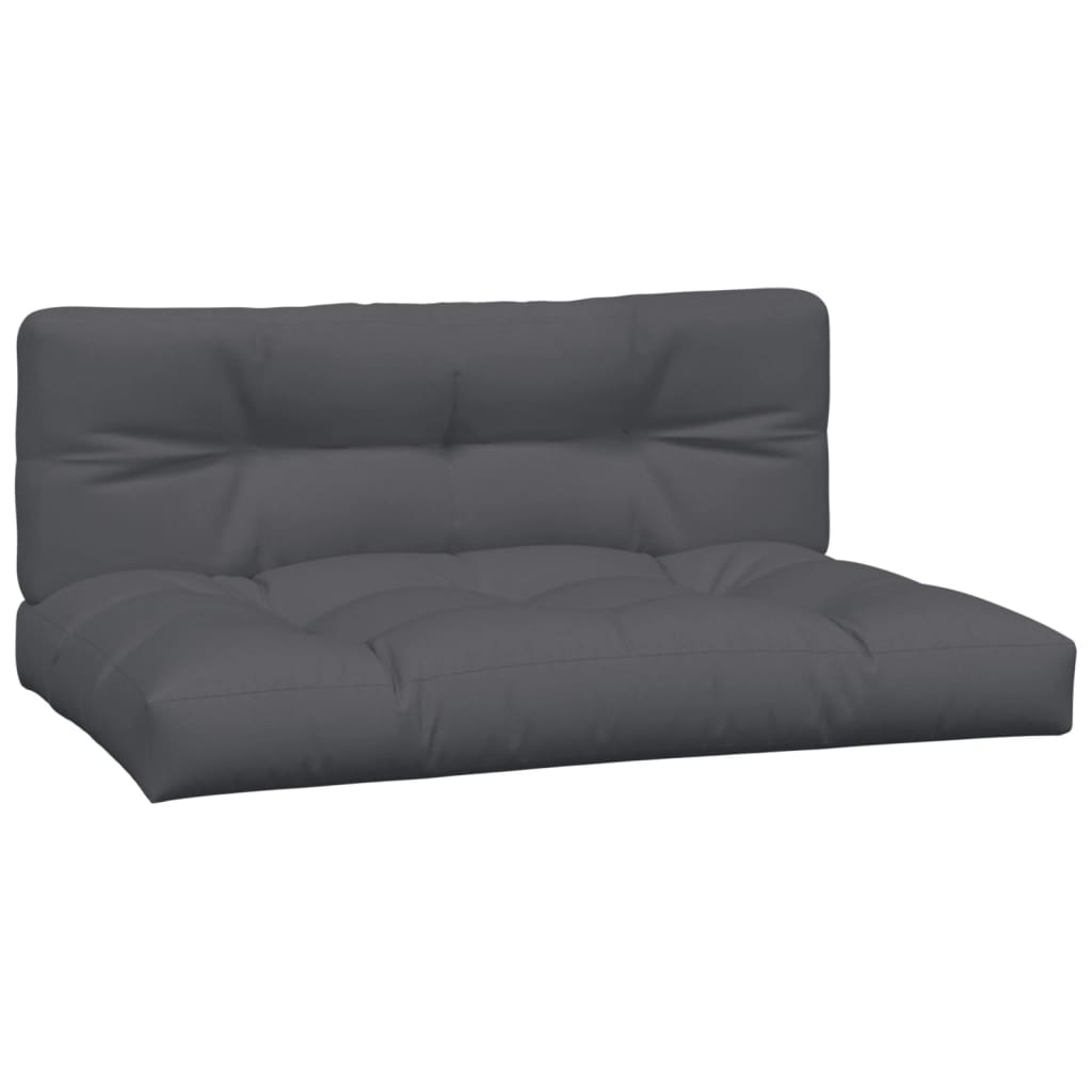 vidaXL Ensemble de canapé de jardin 5 pièces en palettes avec coussins bois d'acacia