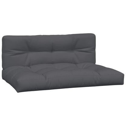 vidaXL Ensemble de canapé de jardin 5 pièces en palettes avec coussins bois d'acacia