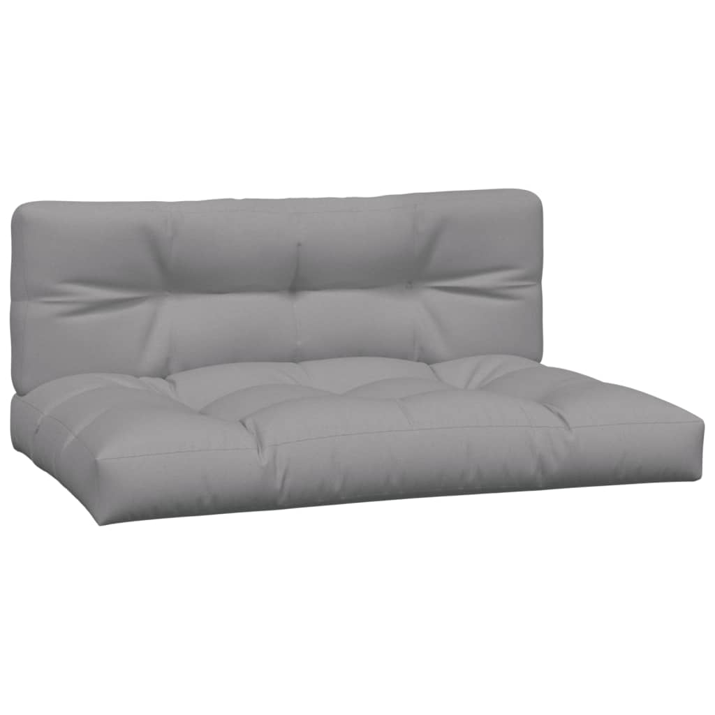 vidaXL Ensemble de canapé de jardin 5 pièces en palettes avec coussins bois d'acacia