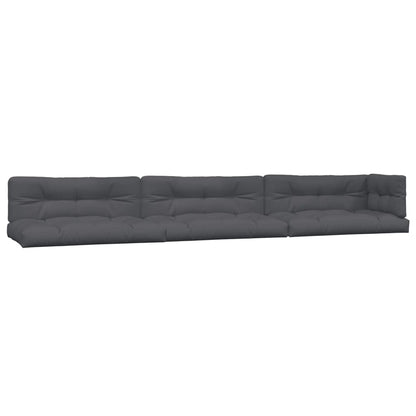 vidaXL Ensemble de canapé de jardin 5 pièces en palettes avec coussins bois d'acacia