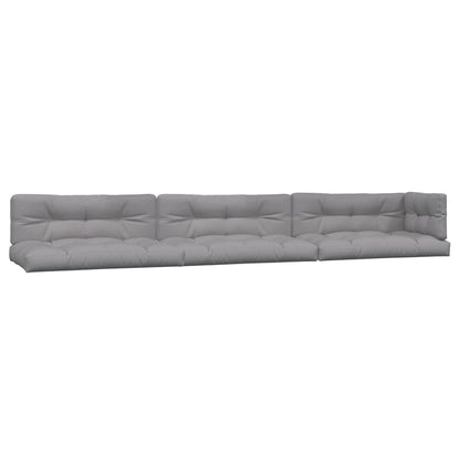 vidaXL Ensemble de canapé de jardin 5 pièces en palettes avec coussins bois d'acacia