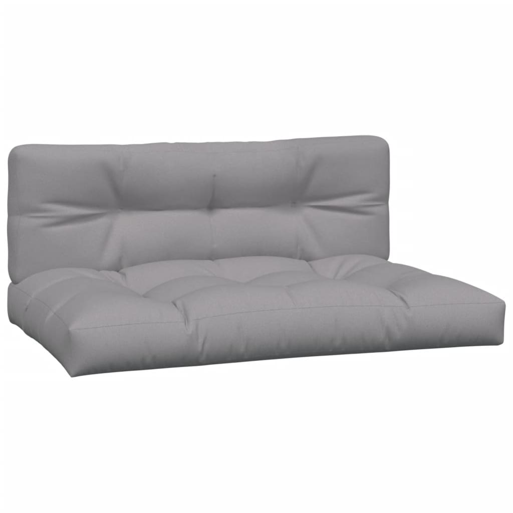 vidaXL Garten-Mittelsofas aus Paletten mit Kissen 2 Stk. Akazienholz