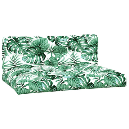 vidaXL Canapés centraux de jardin en palettes avec coussins 2 pcs Bois d'acacia