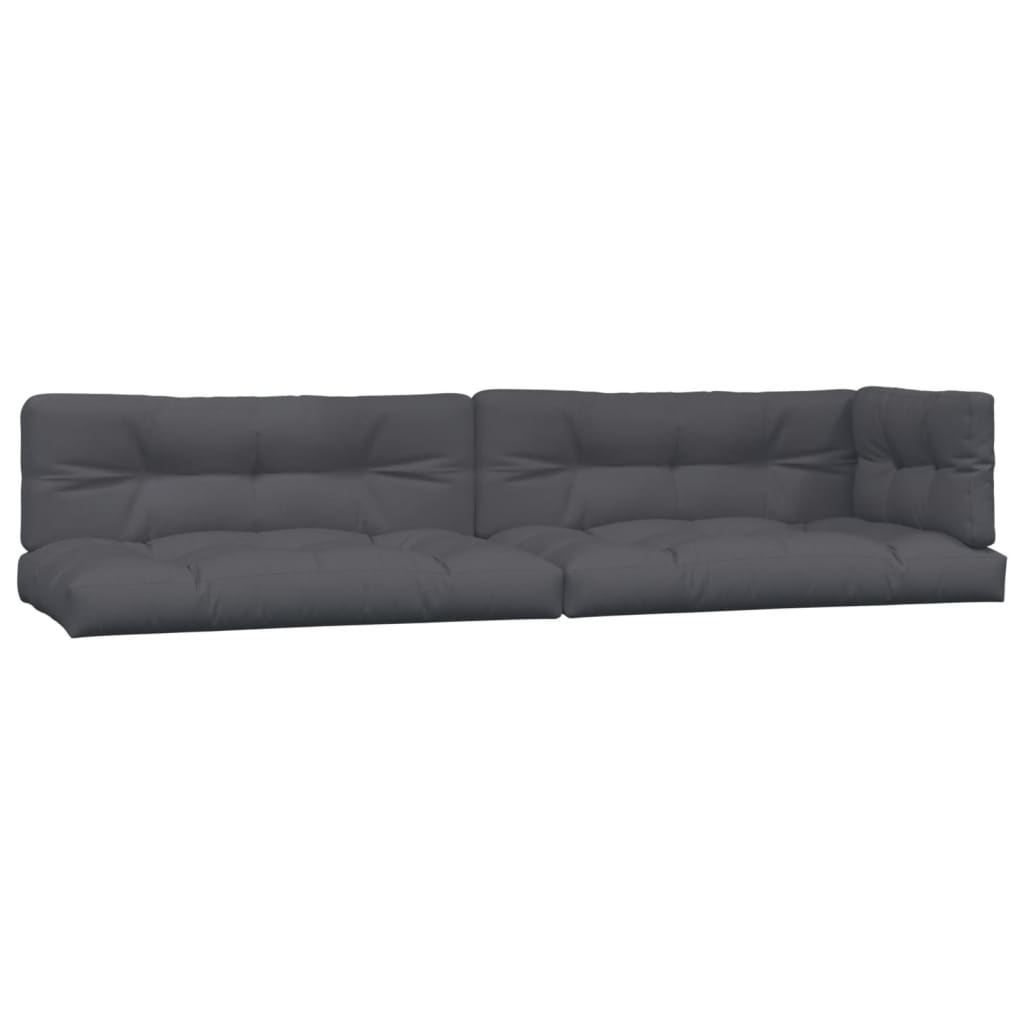vidaXL Ensemble de canapé de jardin 4 pcs en palettes avec coussins bois d'acacia