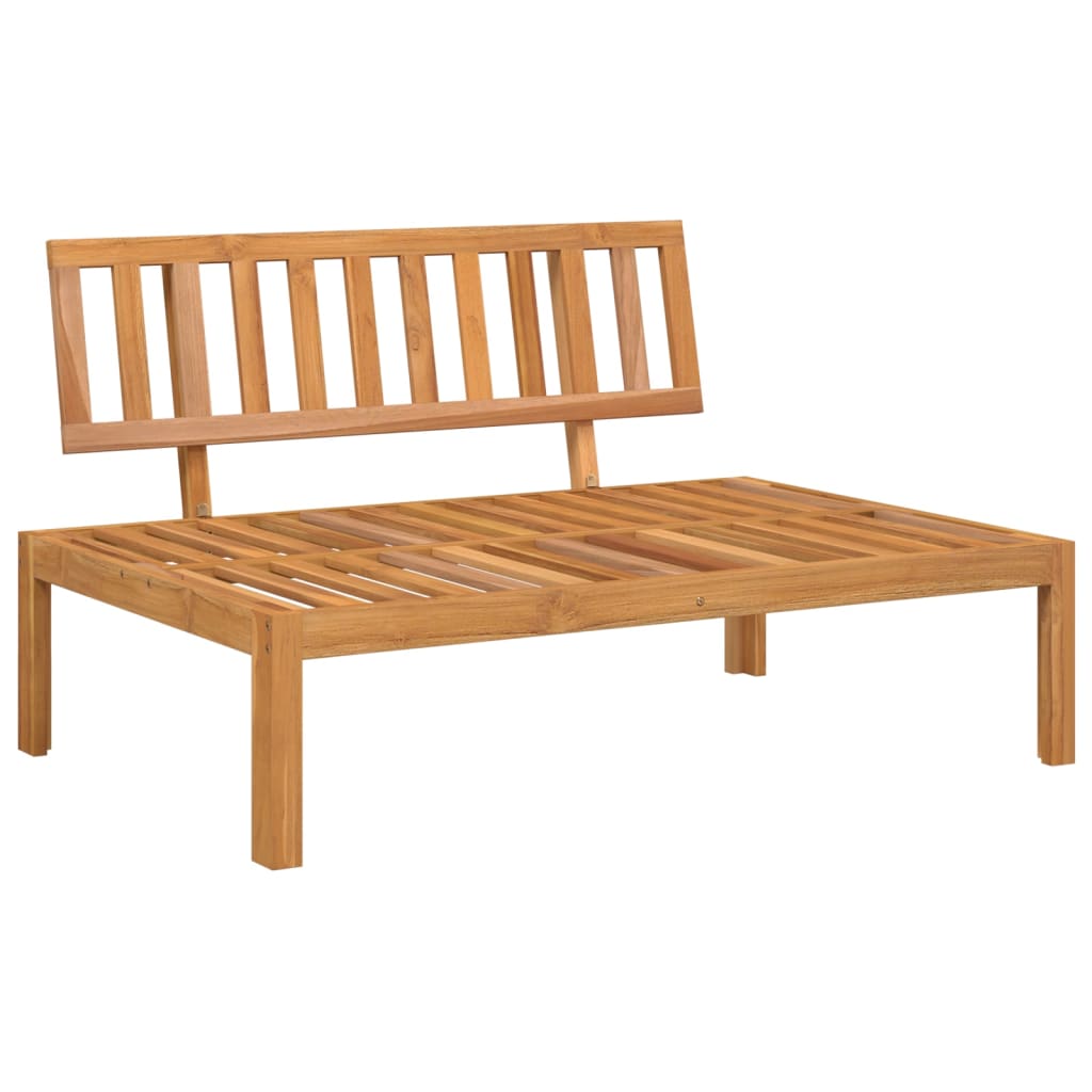 vidaXL 4-tlg. Garten-Sofagarnitur aus Paletten mit Kissen Akazienholz