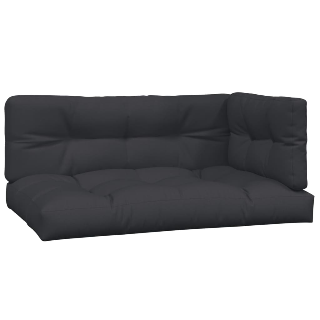 vidaXL Ensemble de canapé de jardin 5 pièces en palettes avec coussins bois d'acacia
