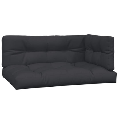 vidaXL Ensemble de canapé de jardin 5 pièces en palettes avec coussins bois d'acacia