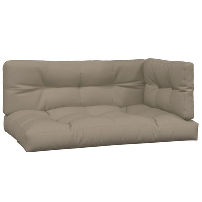 vidaXL Ensemble de canapé de jardin 5 pièces en palettes avec coussins bois d'acacia