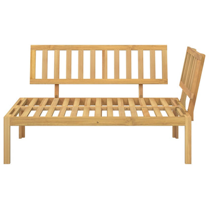vidaXL Garten-Ecksofa aus Paletten Massivholz Akazie