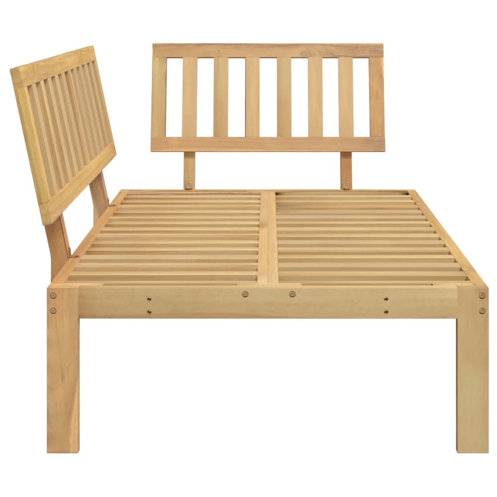 vidaXL Garten-Ecksofa aus Paletten Massivholz Akazie