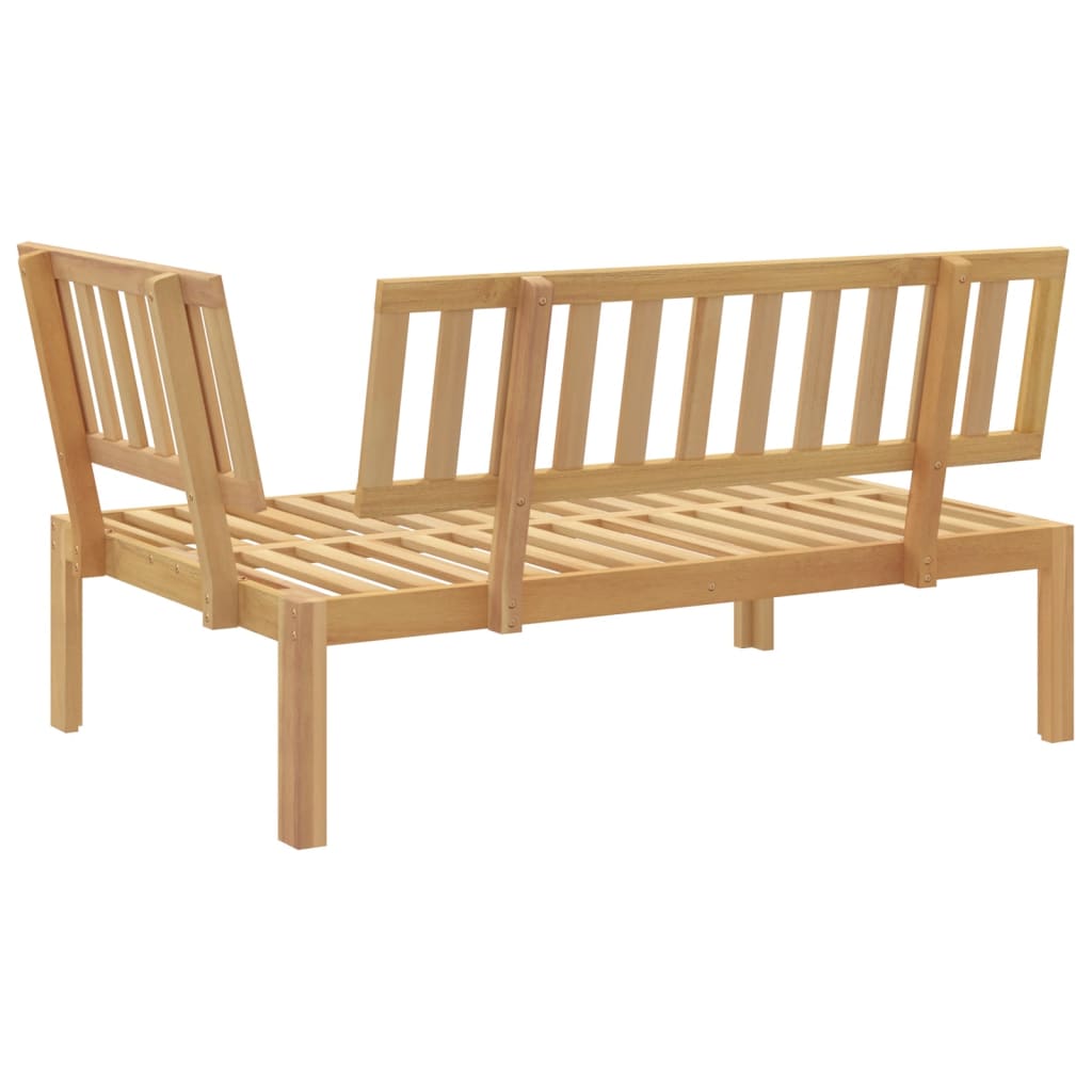 vidaXL Garten-Ecksofa aus Paletten Massivholz Akazie
