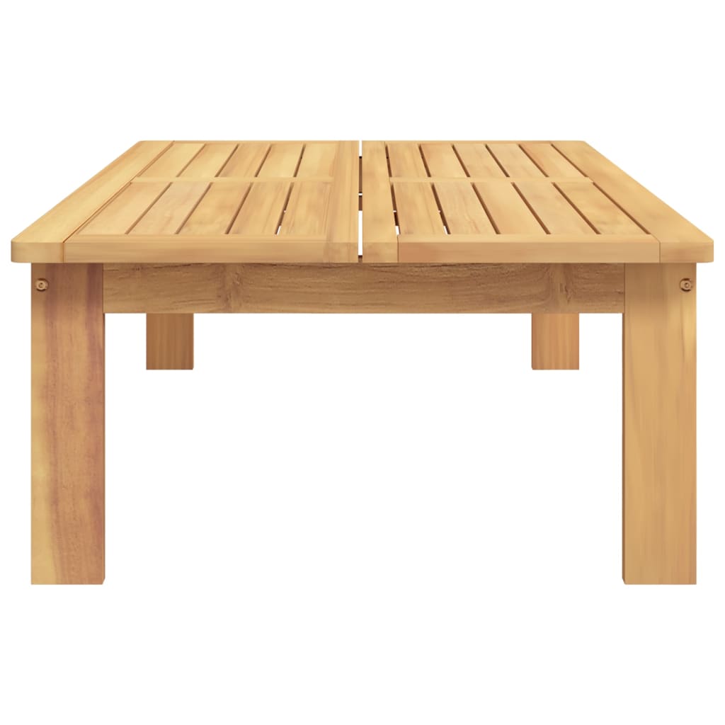 vidaXL Gartentisch 100x60x30 cm Massivholz Akazie