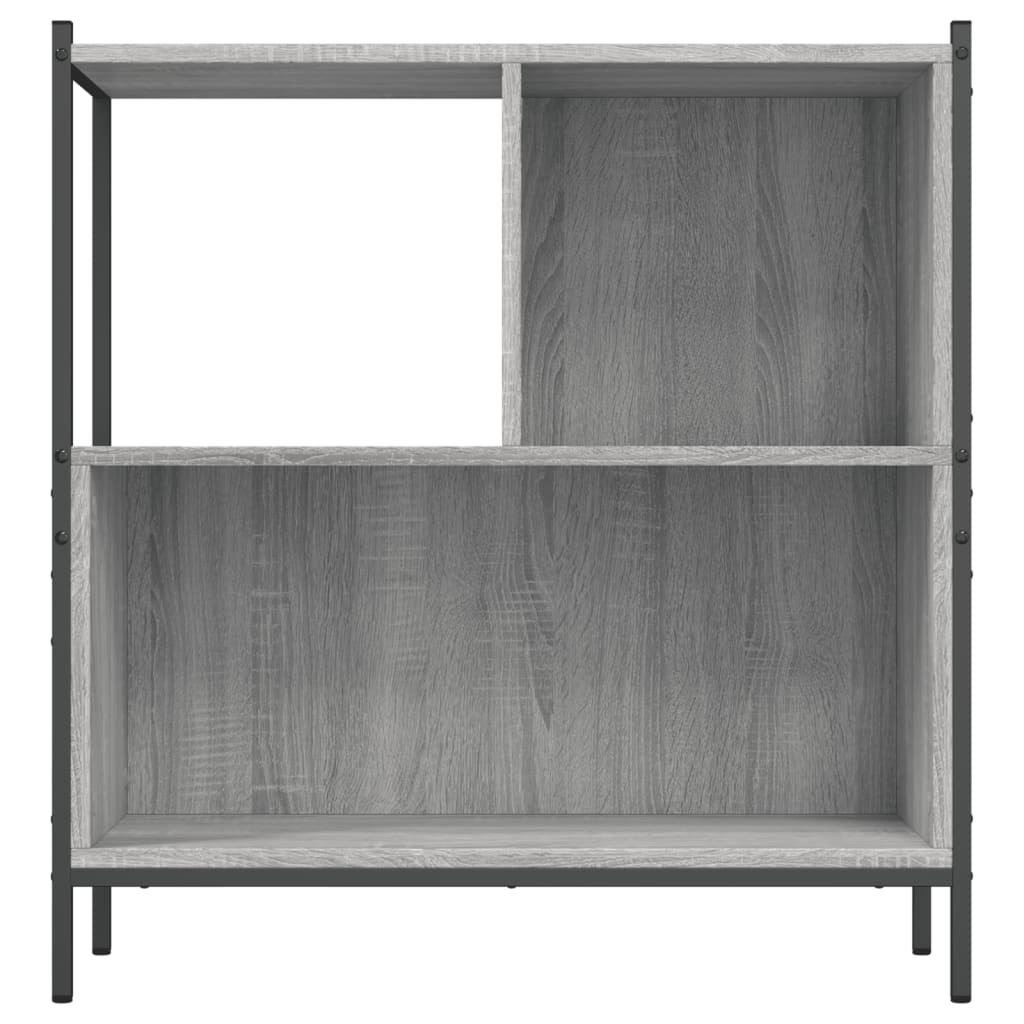 vidaXL Bücherregal Grau Sonoma 72x28x77,5 cm Holzwerkstoff