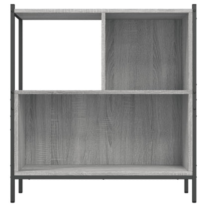 vidaXL Bücherregal Grau Sonoma 72x28x77,5 cm Holzwerkstoff