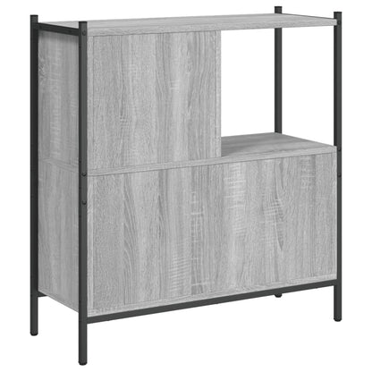 vidaXL Bücherregal Grau Sonoma 72x28x77,5 cm Holzwerkstoff