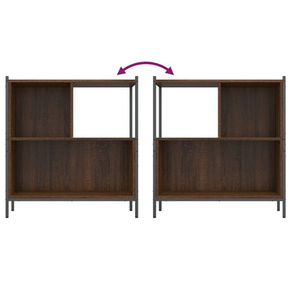 vidaXL Bücherregal Braun Eichen-Optik 72x28x77,5 cm Holzwerkstoff