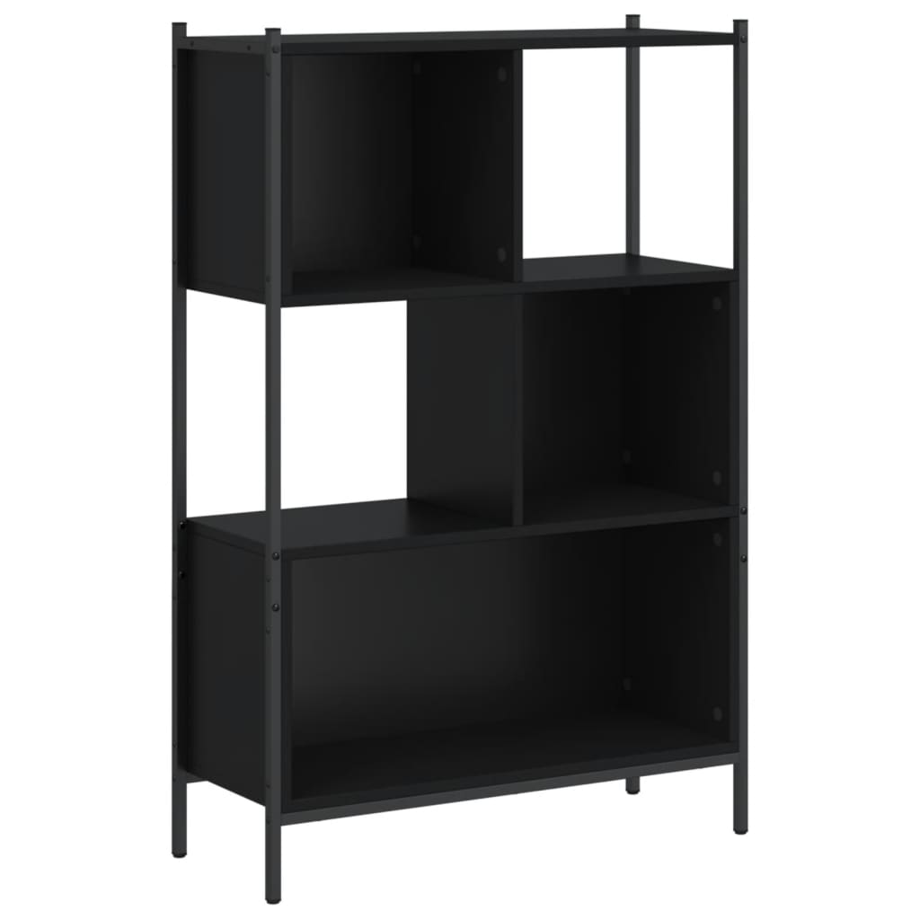 vidaXL Bücherregal Schwarz 72x28x109 cm Holzwerkstoff