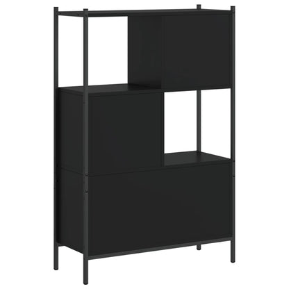 vidaXL Bücherregal Schwarz 72x28x109 cm Holzwerkstoff