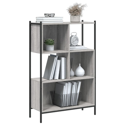 vidaXL Bücherregal Grau Sonoma 72x28x109 cm Holzwerkstoff
