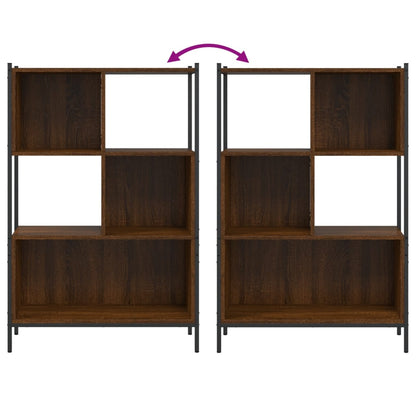 vidaXL Bücherregal Braun Eichen-Optik 72x28x109 cm Holzwerkstoff
