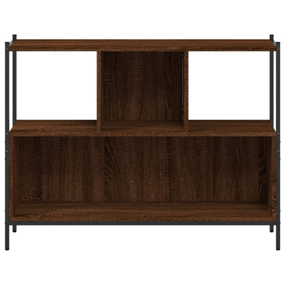 vidaXL Bücherregal Braun Eichen-Optik 102x28x77,5 cm Holzwerkstoff