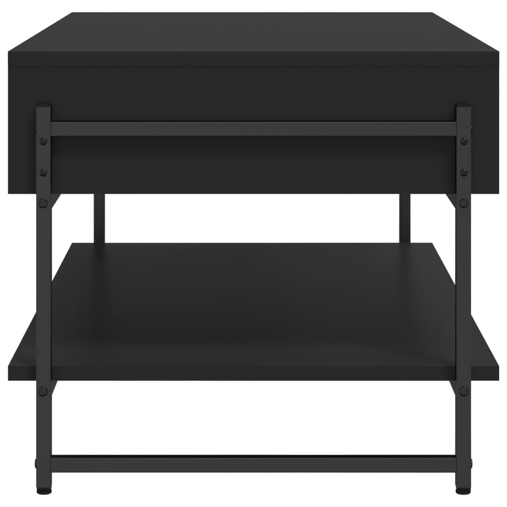 vidaXL Couchtisch Schwarz 90x50x45 cm Holzwerkstoff