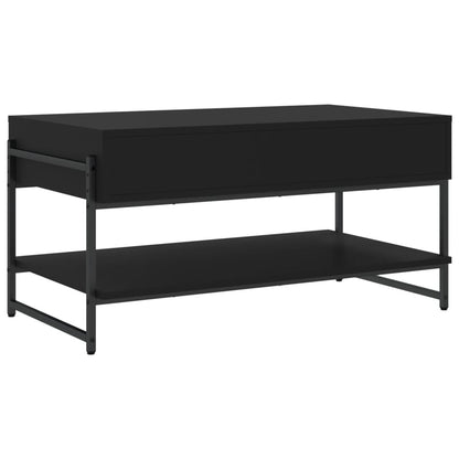 vidaXL Couchtisch Schwarz 90x50x45 cm Holzwerkstoff