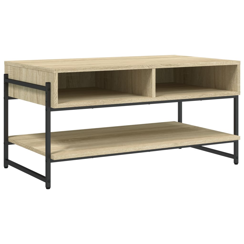 vidaXL Couchtisch Sonoma-Eiche 90x50x45 cm Holzwerkstoff